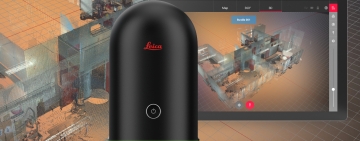 Gestione dell’acquisizione di nuvole dei dati più semplice, grazie all’integrazione tra il laser scanner Leica BLK360 e l’app Leica Cyclone Field 360